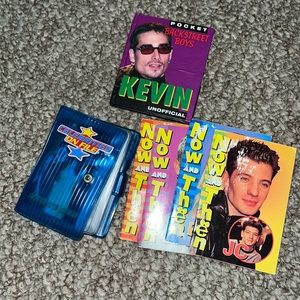 Vintage 17pc 2000s Pop star celebrities on file now & then mini info books